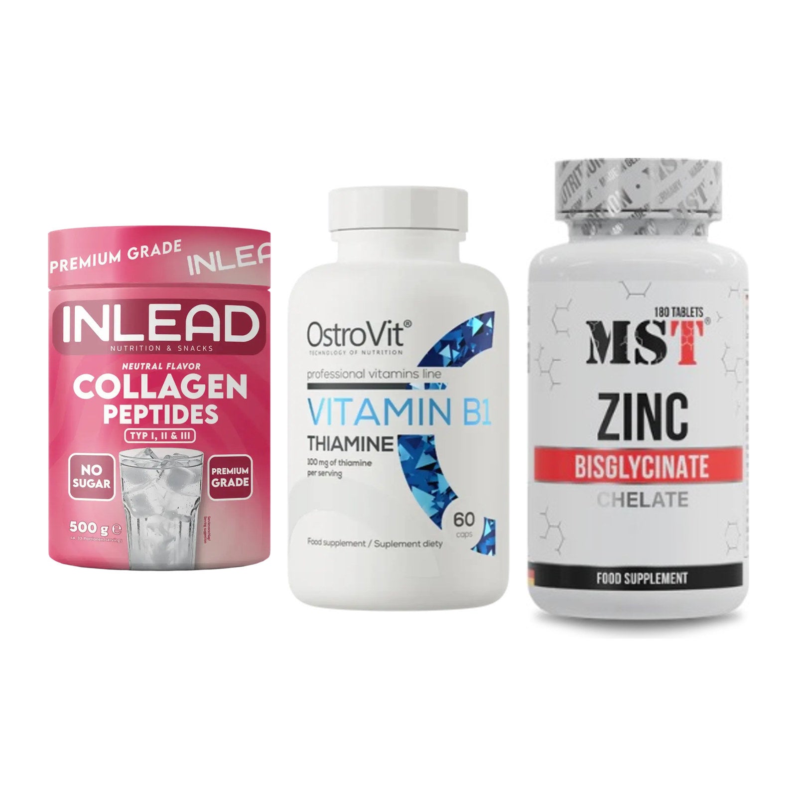 Haut, Haare & Nägel: INLEAD Collage + Ostrovit + MST Zinc – alle enthaltenen Artikel