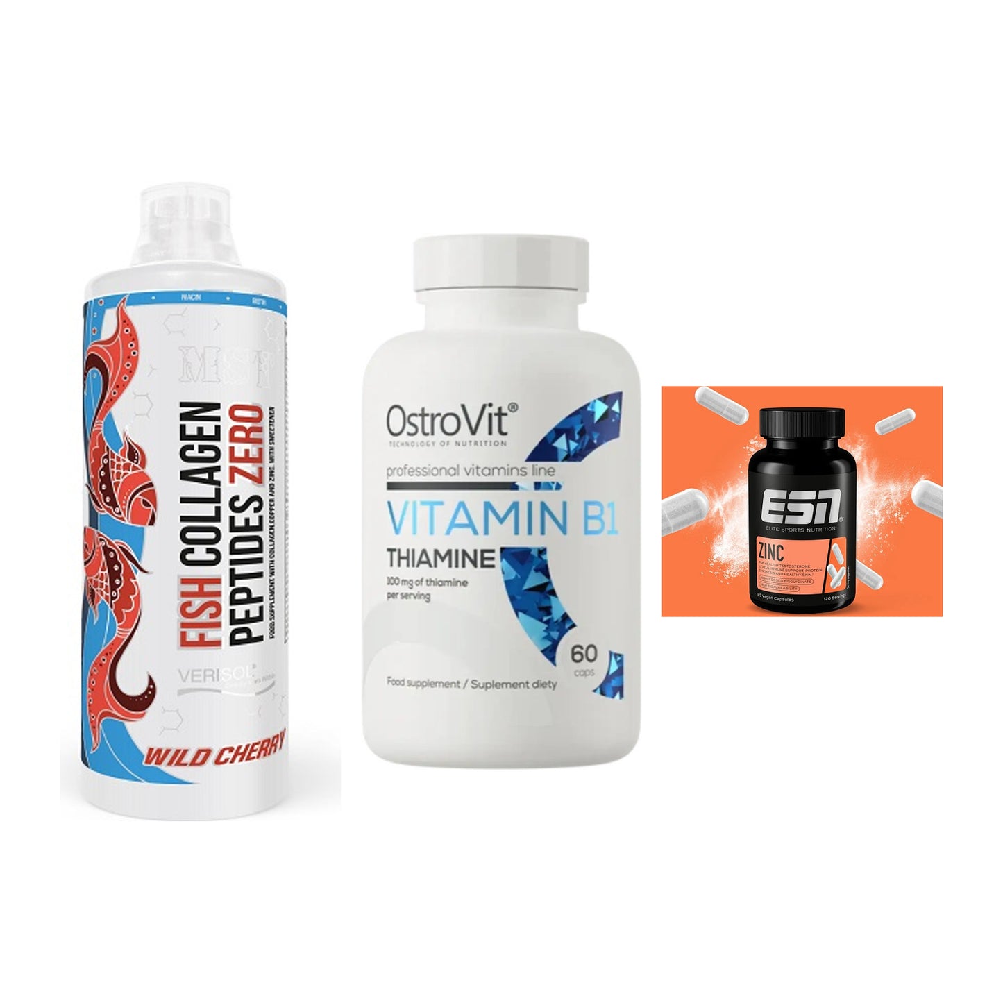 Haut, Haare & Nägel: MST Fish + Ostrovit + ESN Zinc – alle enthaltenen Artikel