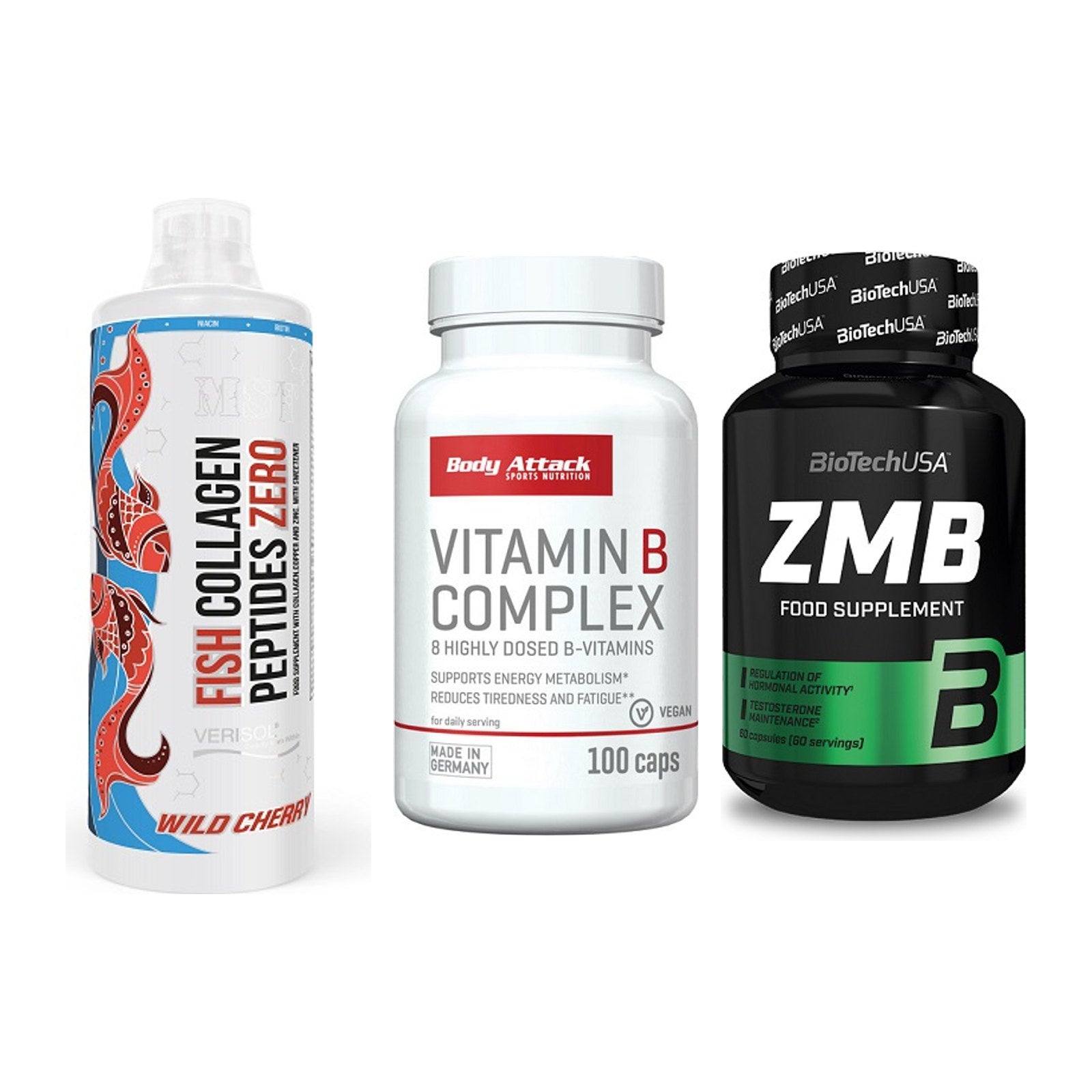 Haut, Haare & Nägel: MST Fish + Body Attack + BioTech ZMB – alle enthaltenen Artikel