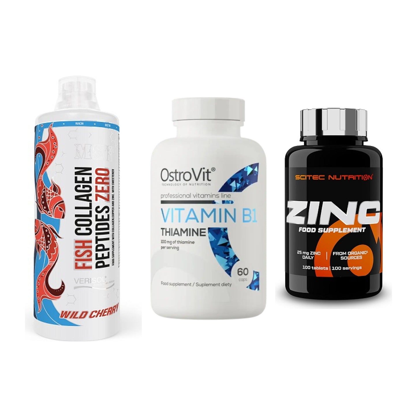 Haut, Haare & Nägel: MST Fish + Ostrovit + Scitec Zinc – alle enthaltenen Artikel