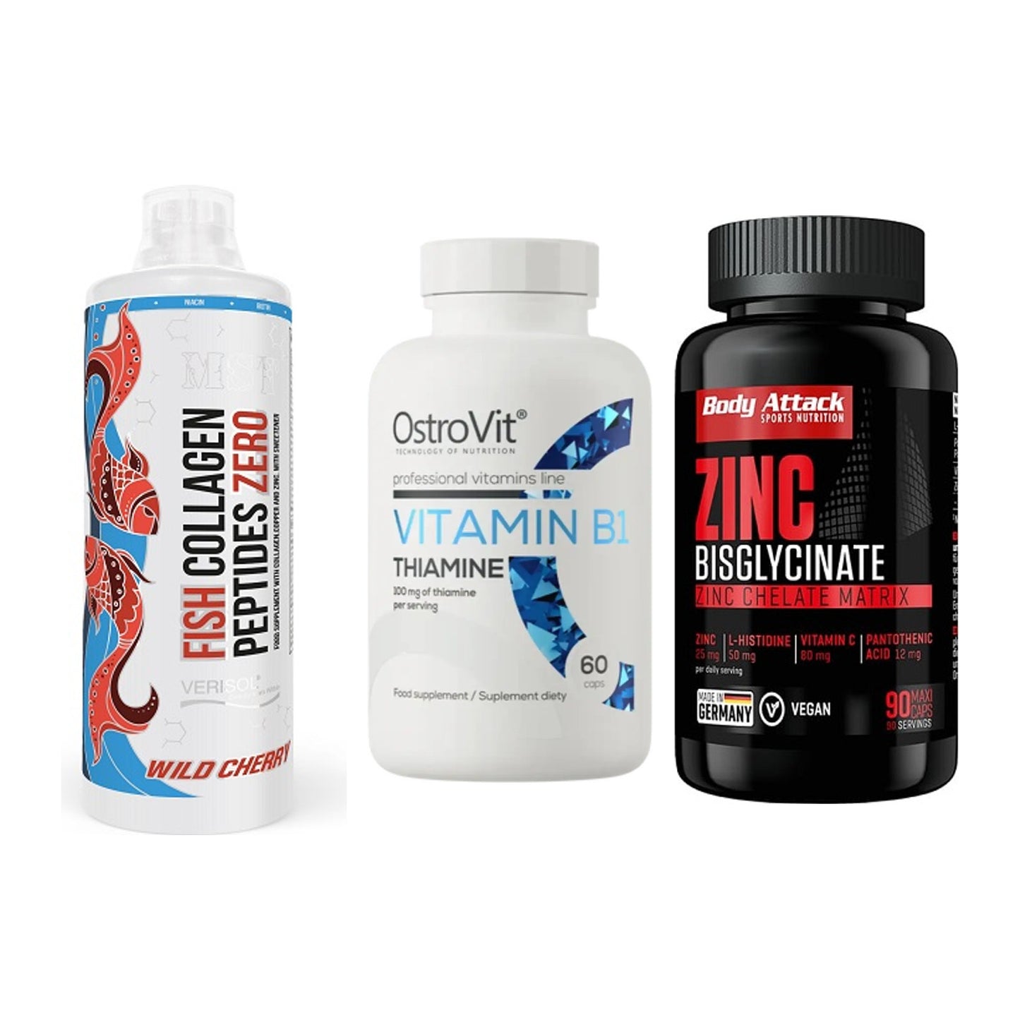 Haut, Haare & Nägel: MST Fish + Ostrovit + Body Attack – alle enthaltenen Artikel
