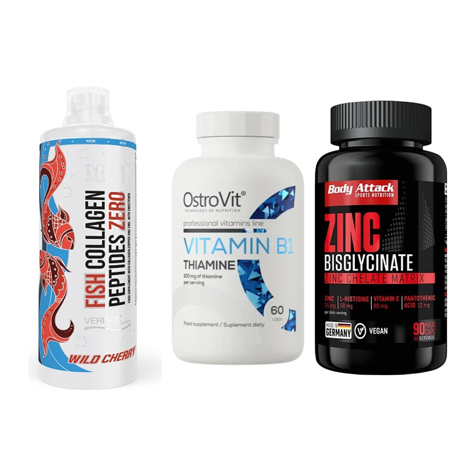 Haut, Haare & Nägel: MST Fish + Ostrovit + Body Attack – alle enthaltenen Artikel