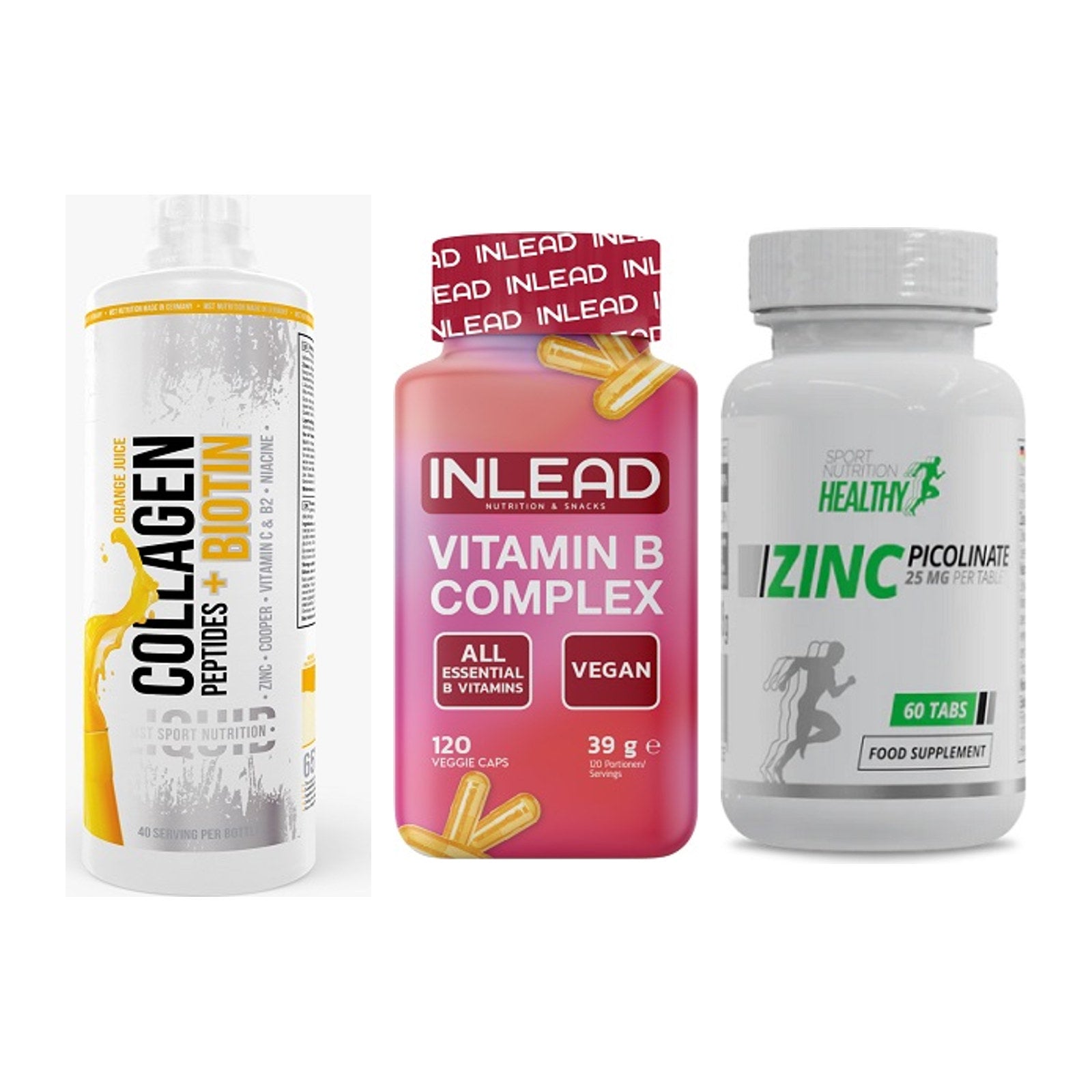 Haut, Haare & Nägel: MST Collagen + INLEAD Vitamin + MST Healthy – alle enthaltenen Artikel
