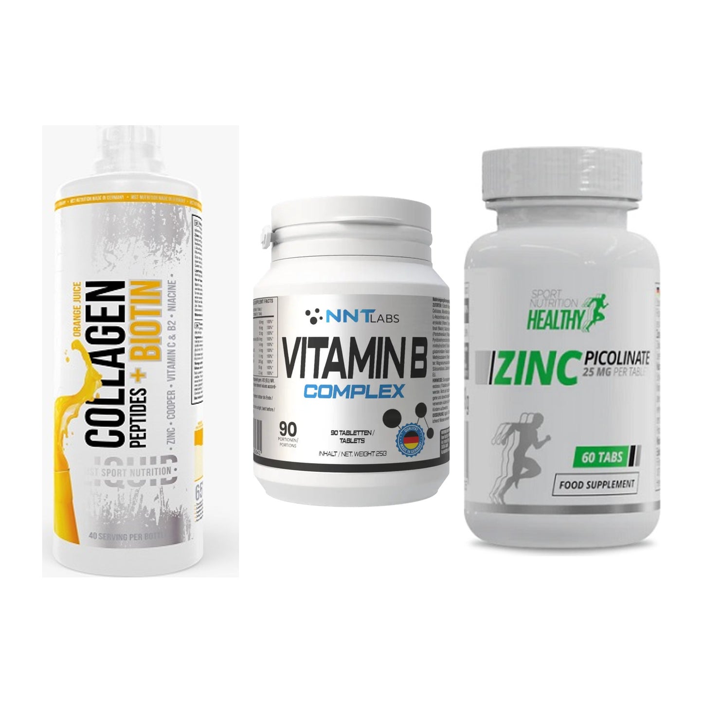 Haut, Haare & Nägel: MST Collagen + NNT Vitamin B + MST Healthy – alle enthaltenen Artikel
