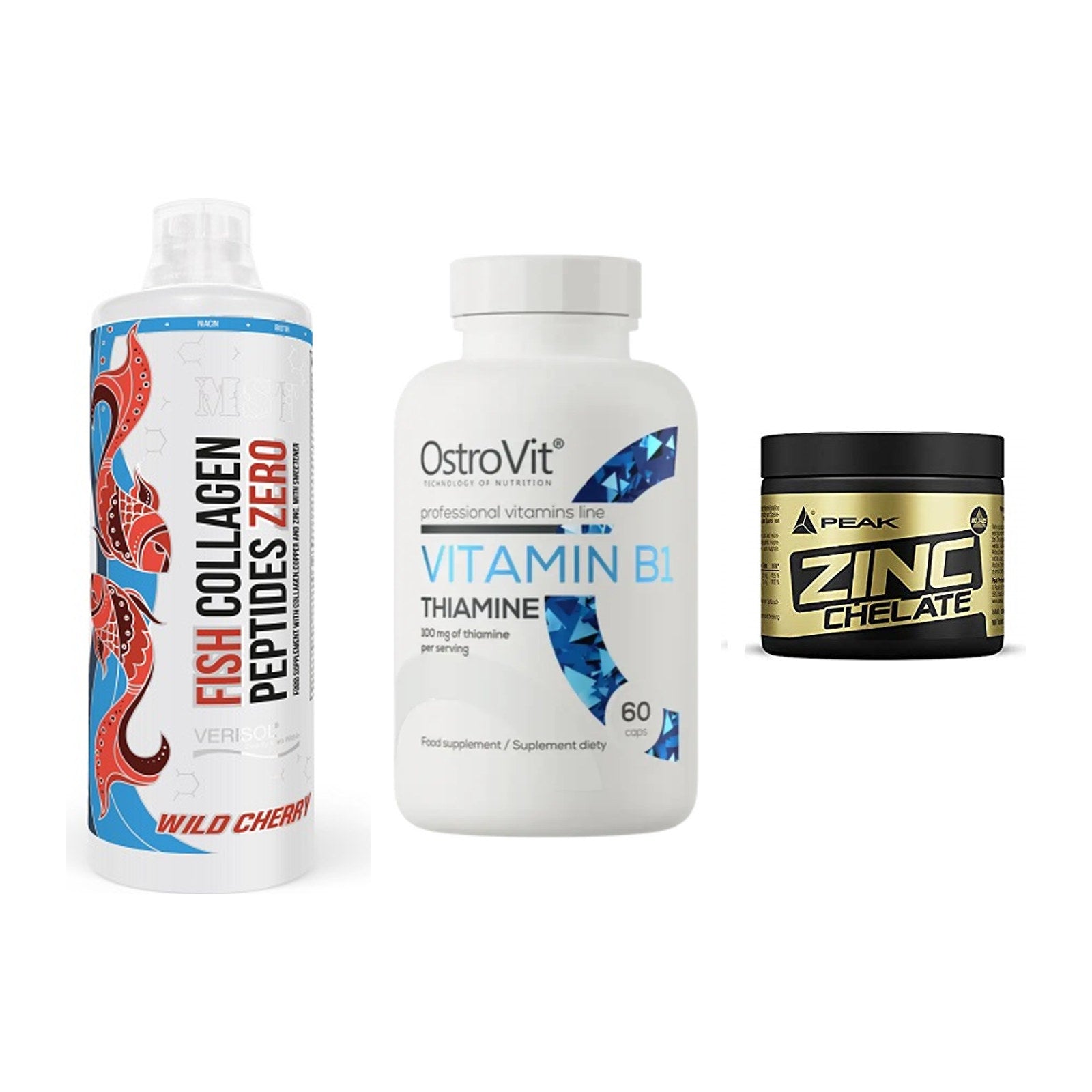 Haut, Haare & Nägel: MST Fish + Ostrovit + Peak Zink – alle enthaltenen Artikel