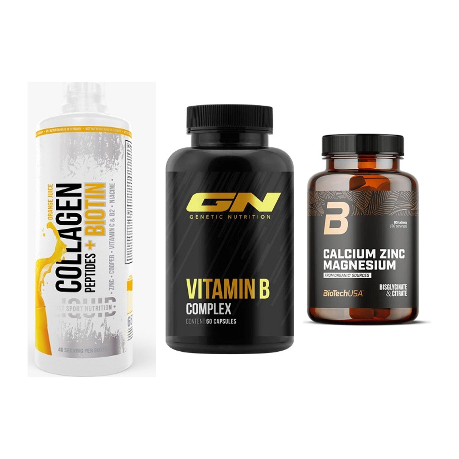 Haut, Haare & Nägel: MST Collagen + GN Vitamin + BioTech Calciu – alle enthaltenen Artikel