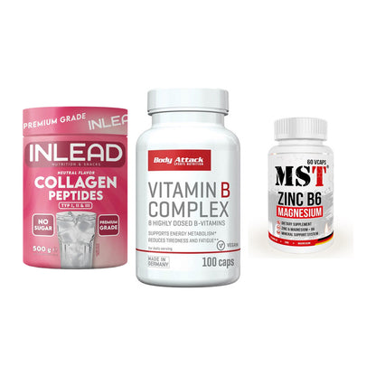 Haut, Haare & Nägel: INLEAD Collage + Body Attack + MST Zinc – alle enthaltenen Artikel