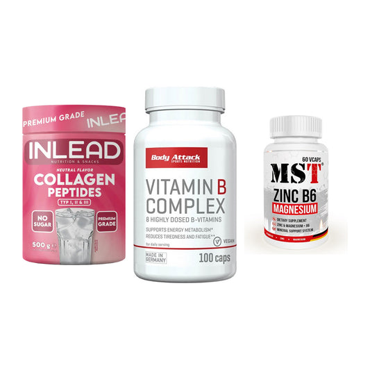 Haut, Haare & Nägel: INLEAD Collage + Body Attack + MST Zinc – alle enthaltenen Artikel