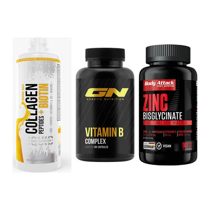 Haut, Haare & Nägel: MST Collagen + GN Vitamin + Body Attack – alle enthaltenen Artikel