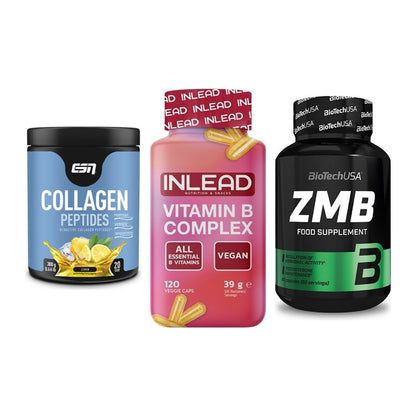 Haut, Haare & Nägel: ESN Collagen + INLEAD Vitamin + BioTech ZMB – alle enthaltenen Artikel