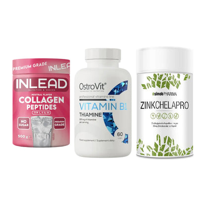 Haut, Haare & Nägel: INLEAD Collage + Ostrovit + Sinob Zink – alle enthaltenen Artikel