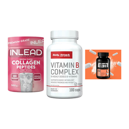 Haut, Haare & Nägel: INLEAD Collage + Body Attack + ESN Zinc – alle enthaltenen Artikel