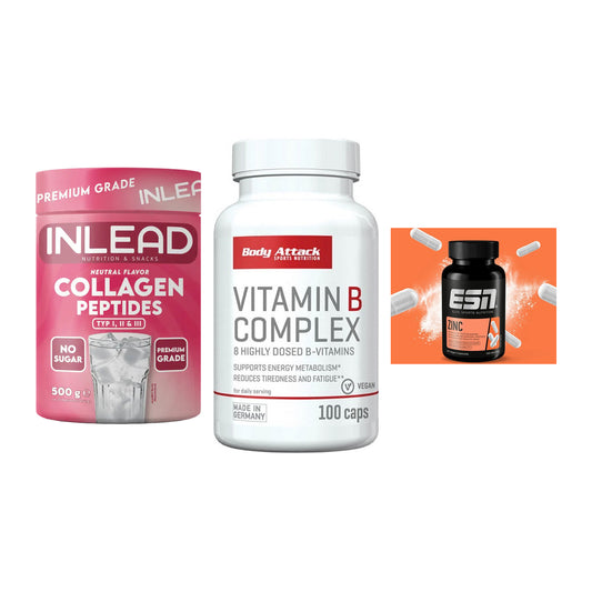 Haut, Haare & Nägel: INLEAD Collage + Body Attack + ESN Zinc – alle enthaltenen Artikel