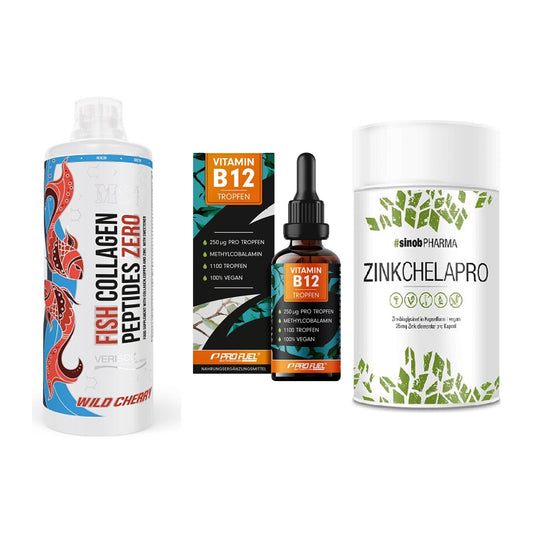 Haut, Haare & Nägel: MST Fish + ProFuel Vitami + Sinob Zink – alle enthaltenen Artikel