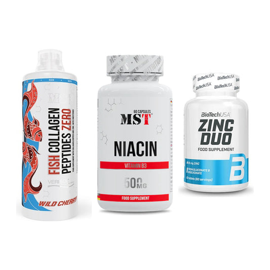Haut, Haare & Nägel: MST Fish + MST Niacin + BioTech Zinc – alle enthaltenen Artikel
