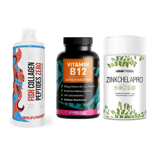 Haut, Haare & Nägel: MST Fish + ProFuel Vitami + Sinob Zink – alle enthaltenen Artikel