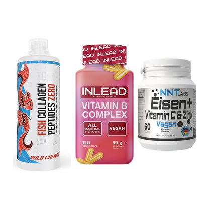 Haut, Haare & Nägel: MST Fish + INLEAD Vitamin + NNT Eisen – alle enthaltenen Artikel