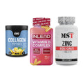 Haut, Haare & Nägel: ESN Collagen + INLEAD Vitamin + MST Zinc – alle enthaltenen Artikel