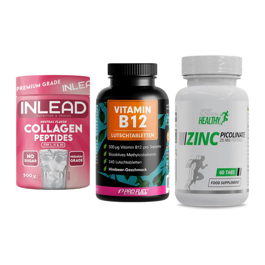 Haut, Haare & Nägel: INLEAD Collage + ProFuel Vitami + MST Healthy – alle enthaltenen Artikel