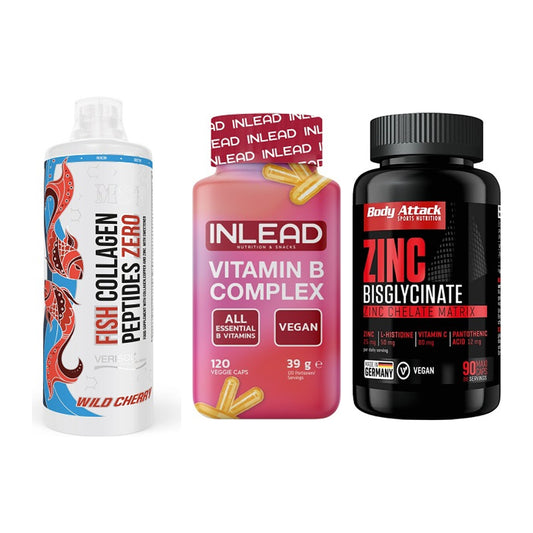 Haut, Haare & Nägel: MST Fish + INLEAD Vitamin + Body Attack – alle enthaltenen Artikel