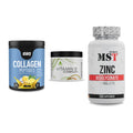 Haut, Haare & Nägel: ESN Collagen + Peak Vitamin B + MST Zinc – alle enthaltenen Artikel