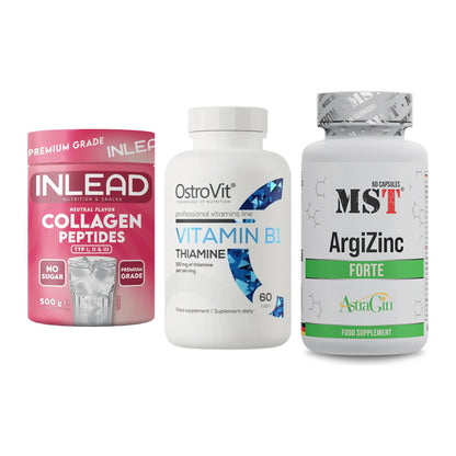 Haut, Haare & Nägel: INLEAD Collage + Ostrovit + MST ArgiZinc – alle enthaltenen Artikel