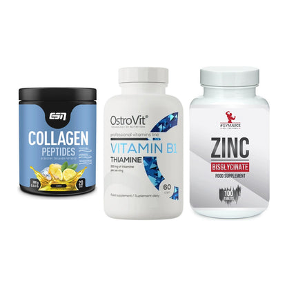 Haut, Haare & Nägel: ESN Collagen + Ostrovit + #GYMJUICE ZINC – alle enthaltenen Artikel
