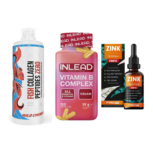 Haut, Haare & Nägel: MST Fish + INLEAD Vitamin + ProFuel Zink – alle enthaltenen Artikel