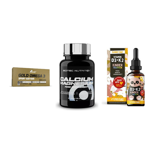 Herz & Gefäße: Olimp Omega 3 + Scitec Calcium + ProFuel VITAMIN – alle enthaltenen Artikel