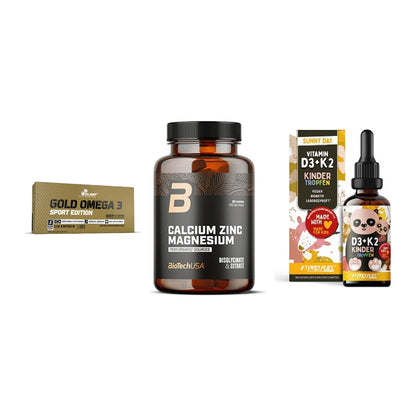 Herz & Gefäße: Olimp Omega 3 + BioTech Calcium + ProFuel VITAMIN – alle enthaltenen Artikel