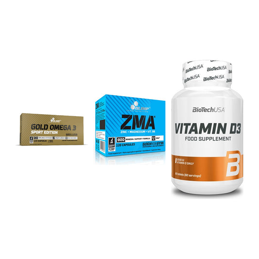 Herz & Gefäße: Olimp Omega 3 + Olimp ZMA + BioTech Vitamin – alle enthaltenen Artikel