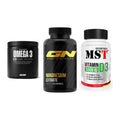 Herz & Gefäße: Big Zone Omega 3 + GN Magnesium + MST Vitamin D3 – alle enthaltenen Artikel
