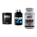 Herz & Gefäße: Big Zone Omega 3 + Scitec ZMB + MST Calcium – alle enthaltenen Artikel