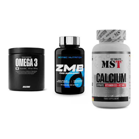 Herz & Gefäße: Big Zone Omega 3 + Scitec ZMB + MST Calcium – alle enthaltenen Artikel