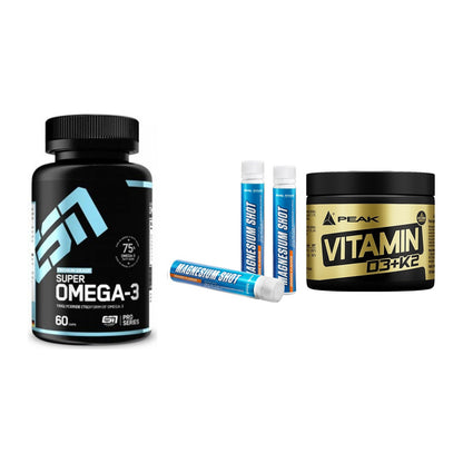 Herz & Gefäße: ESN Omega 3 + Body Attack + Peak Vitamin – alle enthaltenen Artikel