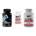 Herz & Gefäße: ESN Omega 3 + MST Zinc + MST Vitamin D3 – alle enthaltenen Artikel