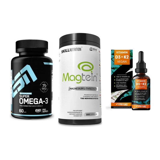 Herz & Gefäße: ESN Omega 3 + Skill Nutrition + ProFuel Vitamin – alle enthaltenen Artikel