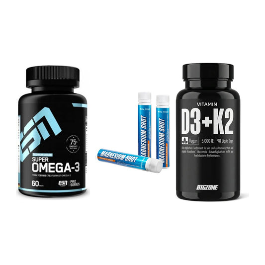 Herz & Gefäße: ESN Omega 3 + Body Attack + Big Zone Vitamin – alle enthaltenen Artikel