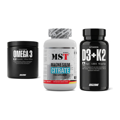 Herz & Gefäße: Big Zone Omega 3 + MST Magnesium + Big Zone Vitamin – alle enthaltenen Artikel
