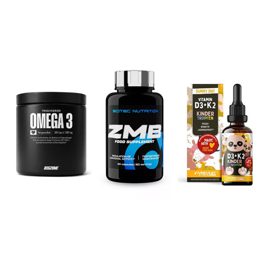 Herz & Gefäße: Big Zone Omega 3 + Scitec ZMB + ProFuel VITAMIN – alle enthaltenen Artikel