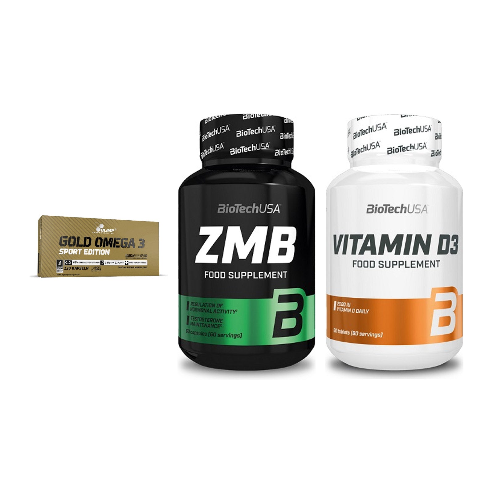 Herz & Gefäße: Olimp Omega 3 + BioTech ZMB + BioTech Vitamin – alle enthaltenen Artikel
