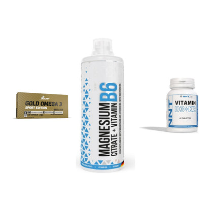 Herz & Gefäße: Olimp Omega 3 + MST Magnesium B6 + NNT Vitamin – alle enthaltenen Artikel