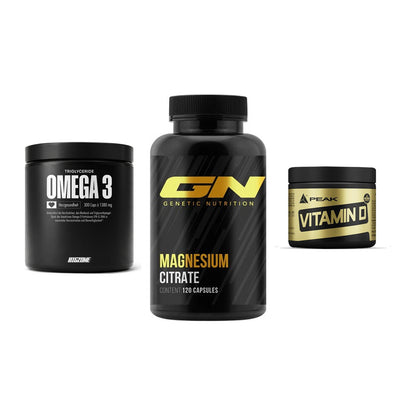 Herz & Gefäße: Big Zone Omega 3 + GN Magnesium + Peak Vitamin D – alle enthaltenen Artikel