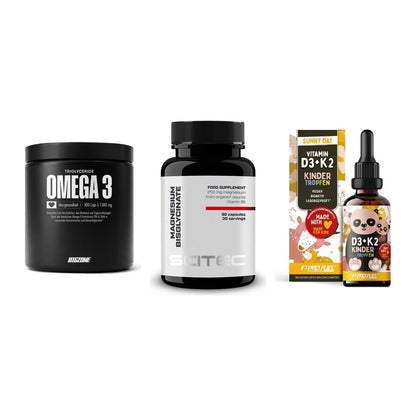 Herz & Gefäße: Big Zone Omega 3 + Scitec Magnesium + ProFuel VITAMIN – alle enthaltenen Artikel