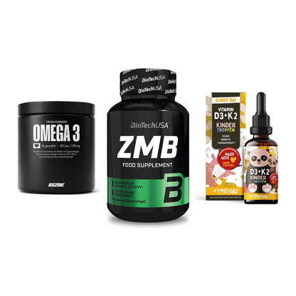 Herz & Gefäße: Big Zone Omega 3 + BioTech ZMB + ProFuel VITAMIN – alle enthaltenen Artikel