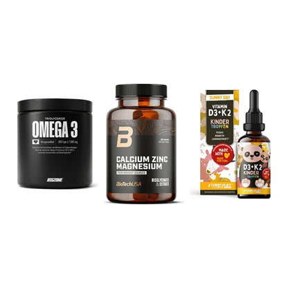 Herz & Gefäße: Big Zone Omega 3 + BioTech Calcium + ProFuel VITAMIN – alle enthaltenen Artikel