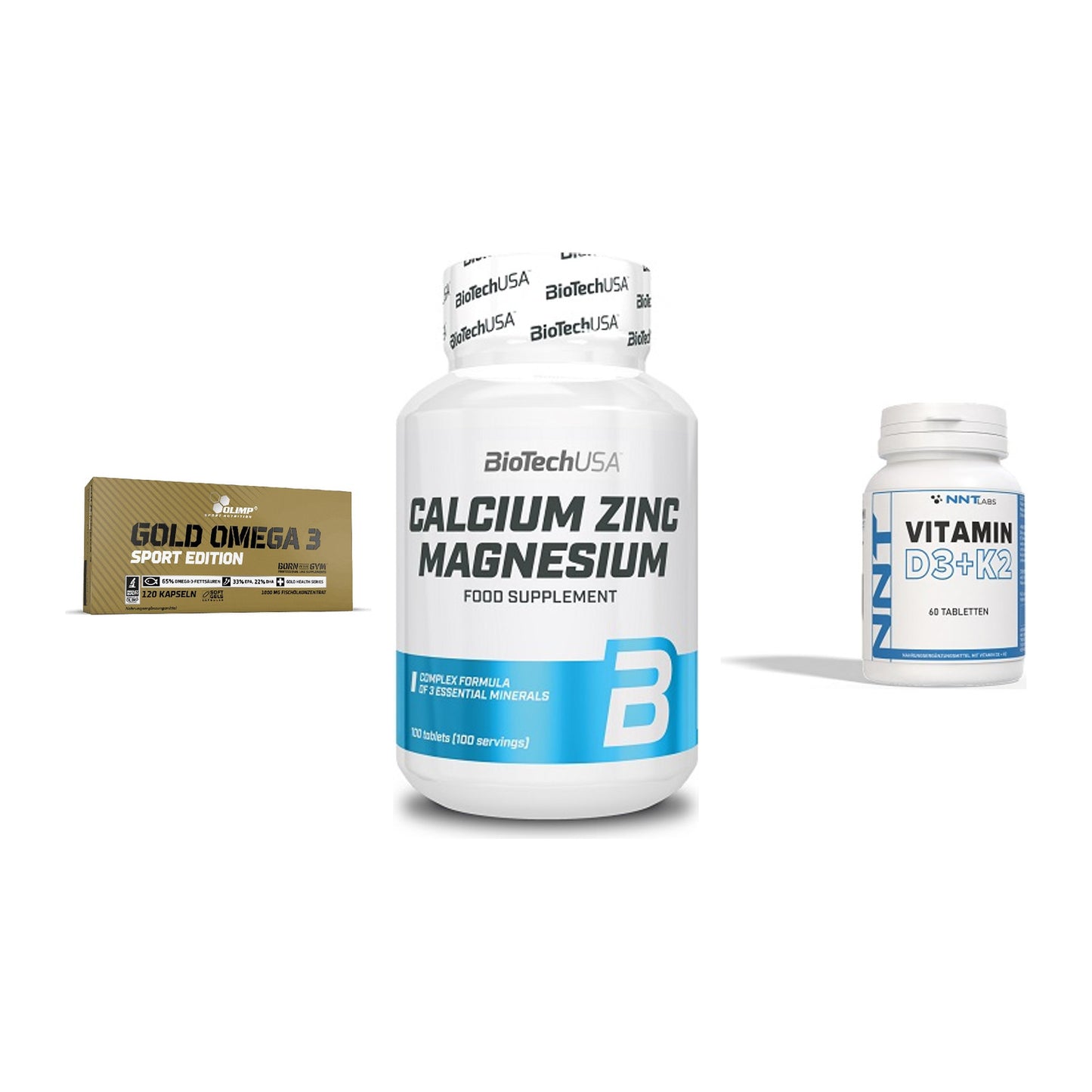 Herz & Gefäße: Olimp Omega 3 + BioTech Calcium + NNT Vitamin – alle enthaltenen Artikel