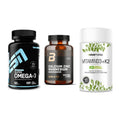 Herz & Gefäße: ESN Omega 3 + BioTech Calcium + Sinob Vitamin D3 – alle enthaltenen Artikel
