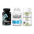 Herz & Gefäße: ESN Omega 3 + BioTech Calcium + Sinob Vitamin D3 – alle enthaltenen Artikel