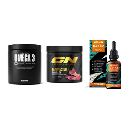 Herz & Gefäße: Big Zone Omega 3 + GN Magnesium + ProFuel Vitamin – alle enthaltenen Artikel